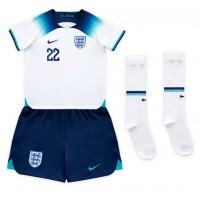 England Jude Bellingham #22 Heimtrikotsatz Kinder WM 2022 Kurzarm (+ Kurze Hosen)